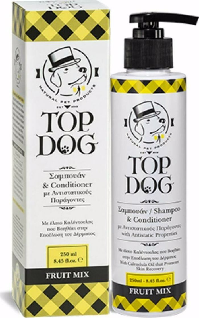 Top Dog Sampouan Skulou me Malaktiko kai Aroma Fruit Mix 250ml